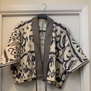 Patterned Kimono Jacket